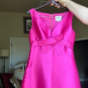 Kate Spade Pink Satin Dress